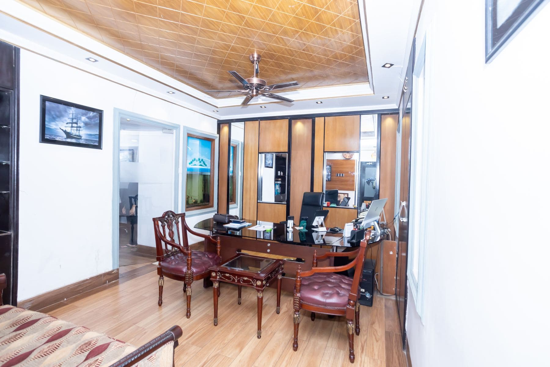 Director's room at the Rahat International office