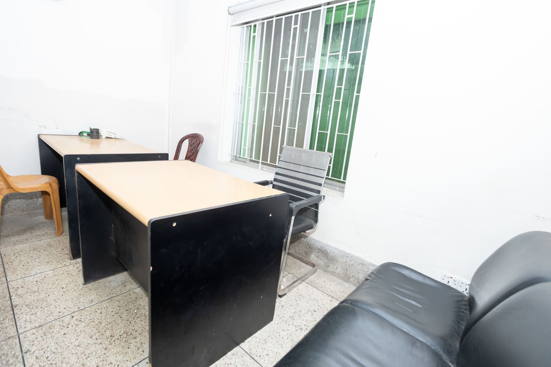 Interview cabin at the Rahat International office