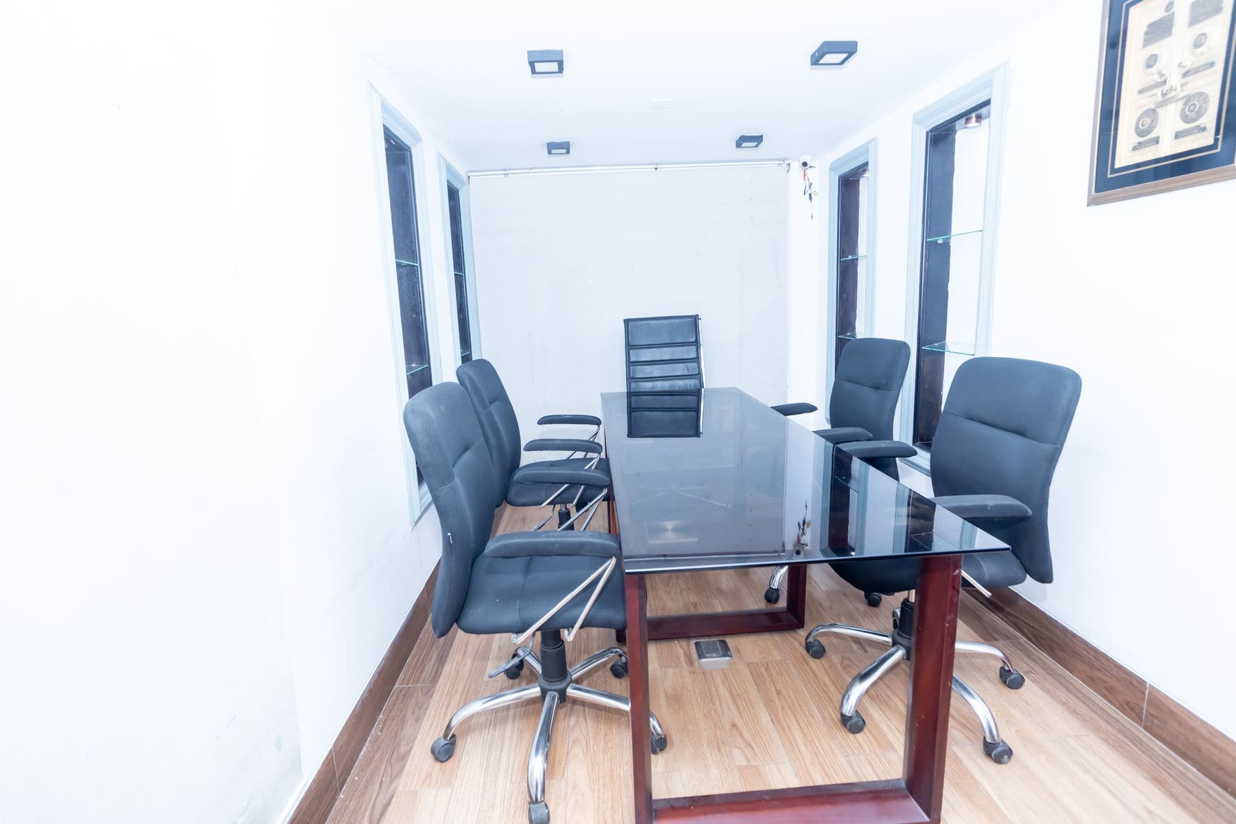 Meeting room at the Rahat International office